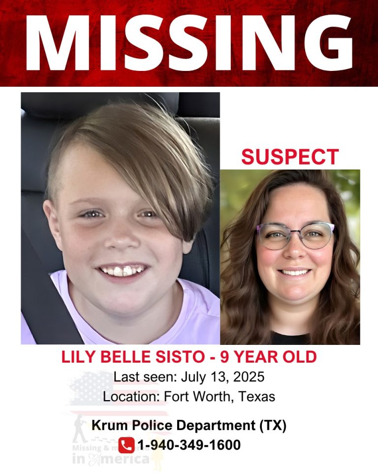 Lily Sisto Missing: Search Still Ongoing For Missing 9 year old - Forth Worth, TX